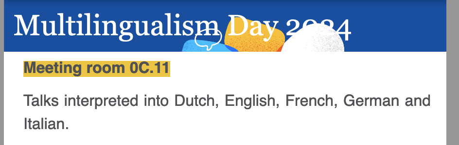 Towards non-discriminatory multilingualism
